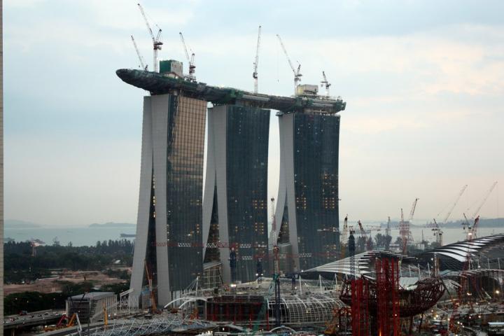 Boat On Building Singapore